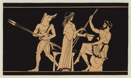 Circe offre la bevanda incantata a Ulisse