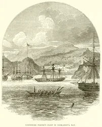 La Flotta del Commodoro Porter nella Baia di Nookaheeva
