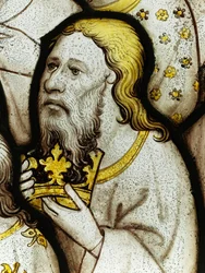 Sezione conservata dalla Grande Finestra Est a York Minster: 