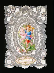 Costanza, biglietto di San Valentino, c.1860