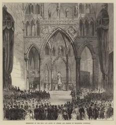 Incoronazione del Re e della Regina di Svezia e Norvegia nella Cattedrale di Trondhjem