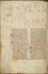La costruzione della torre di Clifford a St Albans, da 