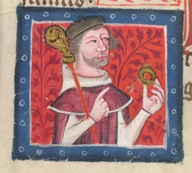 Cotton Nero D VII fol.87v Enrico di Blois, dal 