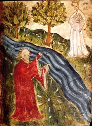 Il sognatore con la fanciulla della perla, c.1375-1400