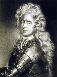 Conte Konismark (m.1686) illustrazione da Ritratti di personaggi illustri nella storia britannica, inciso da Richard Earlom (1743-1822) e Charles Turner (c.1773-1857)