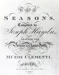 Copertina del foglio di spartito di 
