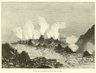 Cratere del Vesuvio nel 1834