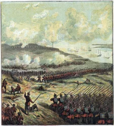 Guerra di Crimea (1853-1856): la battaglia di Inkerman del 5/11/1854 tra la Russia e la coalizione britannica, francese e turca, che vinse. La battaglia di Inkerman