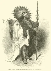 Capo Crow, dalle Montagne Rocciose, in abito da gala