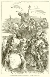 Crociati in vista di Gerusalemme