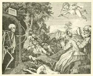 Cupido e la morte (incisione)