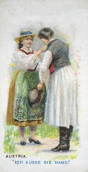 Saluto consueto in Austria, 1907
