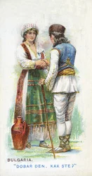 Saluto consueto in Bulgaria, 1907