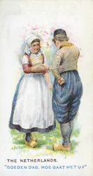 Saluto consueto nei Paesi Bassi, 1907