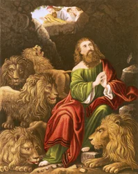Daniele nella fossa dei leoni