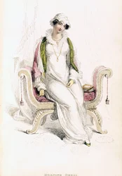 Abito da giorno, tavola di moda da Ackermann