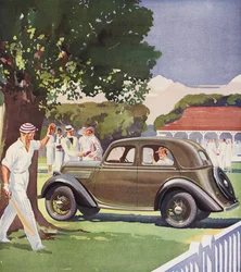 De Luxe Ford Saloon, pubblicità