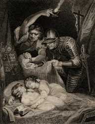 Morte del re Edoardo V (1470-83) e di suo fratello, Riccardo (1472-83) duca di York