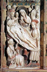 Deposizione, Polittico della Passione (rilievo in alabastro)