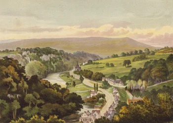 Derbyshire, Matlock, dalle Altezze di Abramo