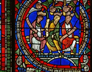 (dettaglio) Daniele, Giobbe e Noè