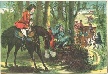Dick Turpin e il Nano Blu impediscono un crimine crudele