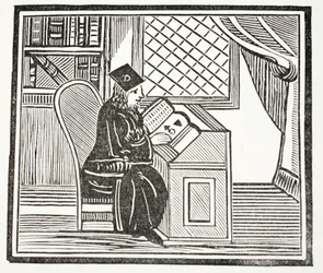 Dott. John Faustus, illustrazione da Chap-books of the Eighteenth Century di John Ashton, pub. 1882