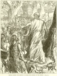 Druidi che incitano i Britanni a opporsi allo sbarco dei Romani