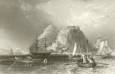 Castello di Dunbarton sul Clyde