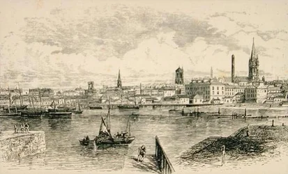 Dundee nel c.1880, da 