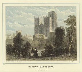 Cattedrale di Durham, vista sud-ovest