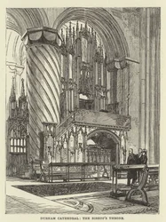 Cattedrale di Durham, il trono del vescovo
