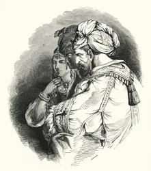 Orecchini e anelli da naso (incisione)