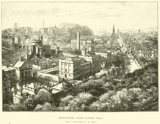 Edimburgo, da Calton Hill