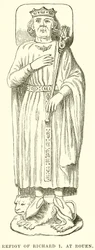 Effigie di Riccardo I a Rouen