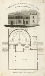 Elevazione della Scuola per Infanti della City di Londra