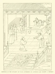 Imperatore della dinastia Tang che concede un