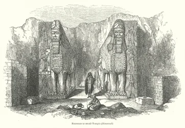 Ingresso del Piccolo Tempio (Nimroud) (incisione)