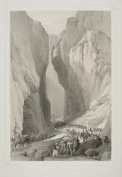 Ingresso al Passo di Bolan da Dadur, da 