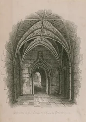 Ingresso ai Chiostri dal Deans Yard, Abbazia di Westminster, Londra