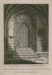 Ingresso alla Navata dai Chiostri, Abbazia di Westminster, Londra