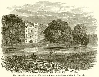 Esher--Portale del Palazzo di Wolsey