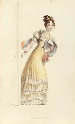 Abito da sera, tavola di moda da Ackermann
