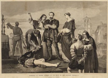 Esecuzione dei patrioti spagnoli durante il regno dell