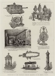 Esposizione dei regali del Giubileo di Sua Maestà a St James