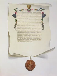 Edizione facsimile della Magna Carta, pubblicata per la prima volta nel 1225, 1816