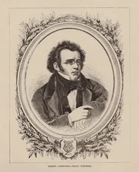 Compositori famosi, Franz Schubert (incisione)