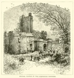 Castello feudale nell