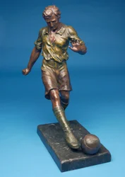 Figura che calcia una palla