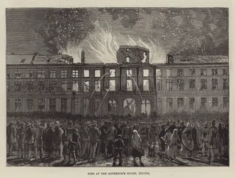 Incendio alla casa del governatore, Bruges